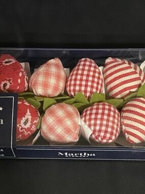 Patriotic Martha Stewart Strawberries Bowl Fillers Patriotic Strawberries